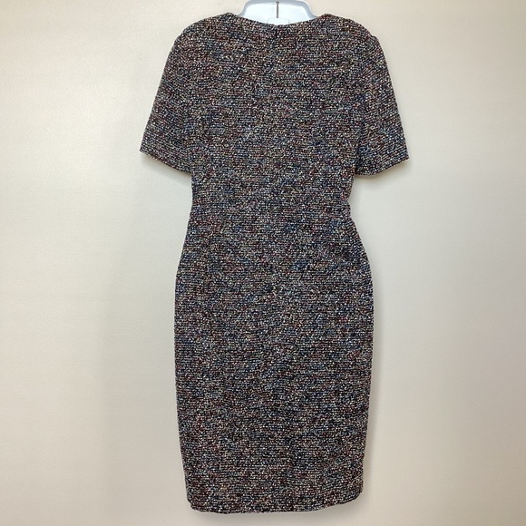 *NWT* Brooks Brothers Petite Boucle Tweed Sheath Dress in Black Multicolor - 10P - Picture 9 of 9